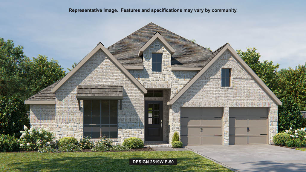 2519W House Plan in Lariat 60, Austin, Texas | Available to Build